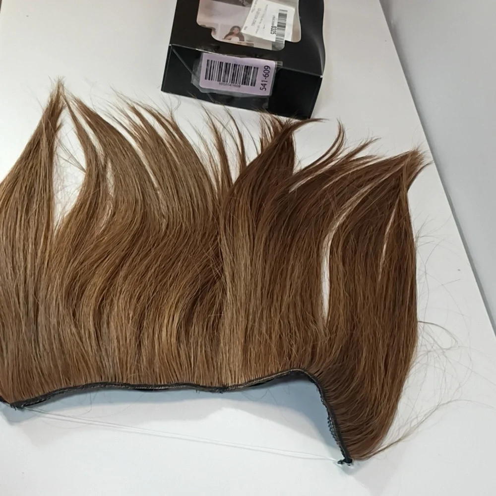 12” Invisible Wire Hair Extension – Light Brown, Adjustable, Natural Straight‎